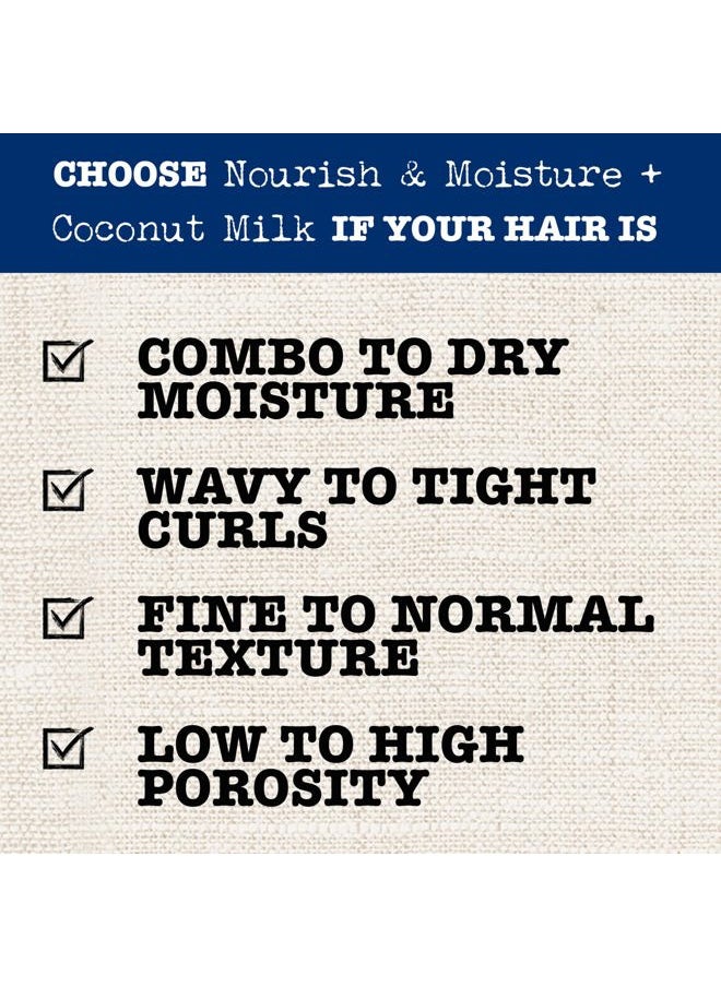 MAUI MOISTURE Nourish & Moisture + Coconut Milk Conditioner to Hydrate and Detangle Curly Hair, Lightweight Daily Moisturizing Conditioner, Vegan, Silicone & Paraben-Free, 13 fl oz  - Image 5