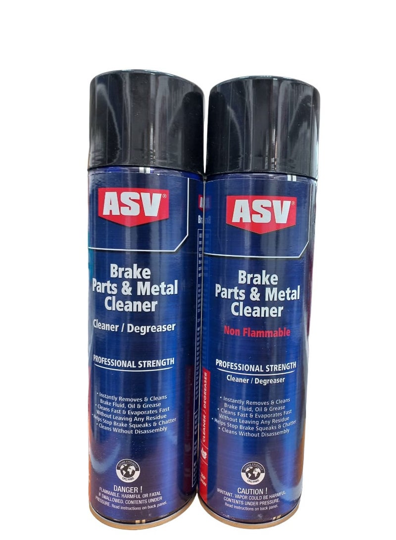 ASV Break Parts Cleaner – رذاذ منظف لقطع الفرامل غير قابل للاشتعال - 600 مل (علبة واحدة)