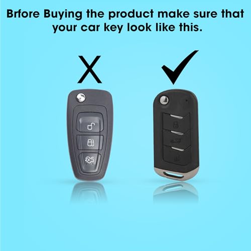 OTO2EYE Premium Metal Key Cover Compitable for Compatible with Mahindra Scorpio Classic | Scorpio N, Marazzo | XUV 300, XUV 700 | XUV 400 EV | Bolero | Thar | TUV 3 Button Flip Key - Image 5