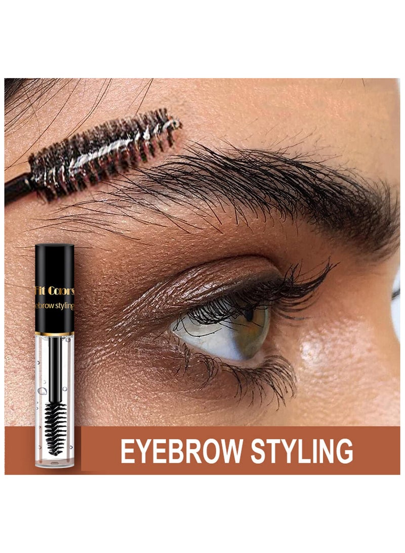 SYOSI Eyebrow Setting Gel, Clear Eyebrow Styling Gel, Waterproof & Long Lasting Eyebrow Gel, Natural Eyebrow Styling Gel - Image 3