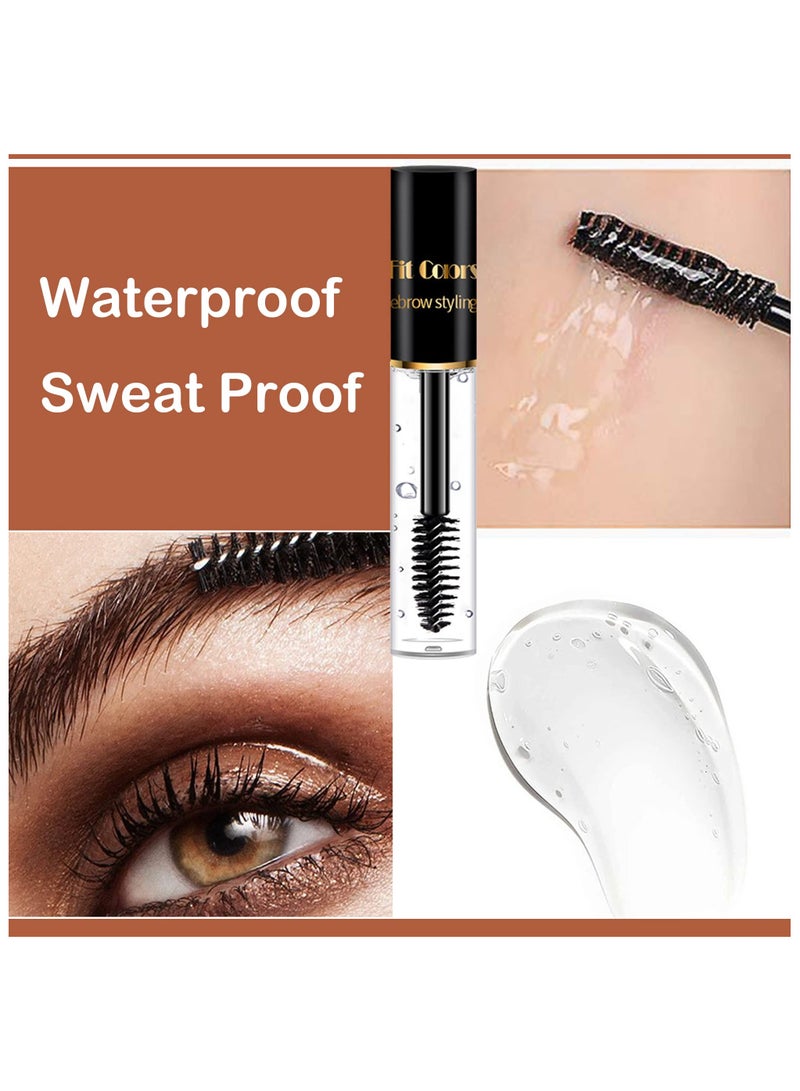 SYOSI Eyebrow Setting Gel, Clear Eyebrow Styling Gel, Waterproof & Long Lasting Eyebrow Gel, Natural Eyebrow Styling Gel - Image 2