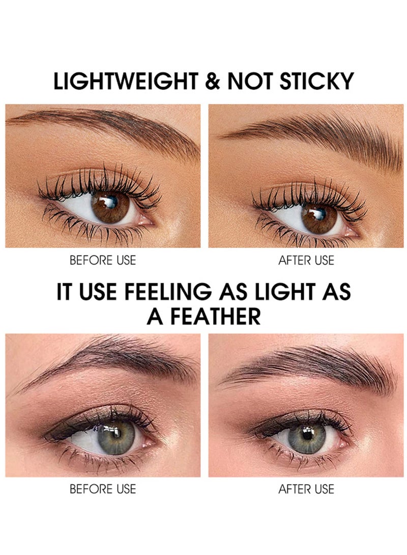 SYOSI Eyebrow Setting Gel, Clear Eyebrow Styling Gel, Waterproof & Long Lasting Eyebrow Gel, Natural Eyebrow Styling Gel - Image 5