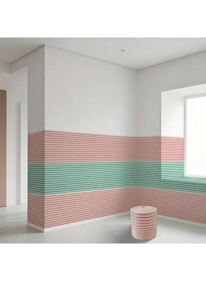 Pink Self Adhesive XPE Foam Corner Furniture Bumper Strips 11 81inch X 78 74inch Easy Peel Stick - Image 3