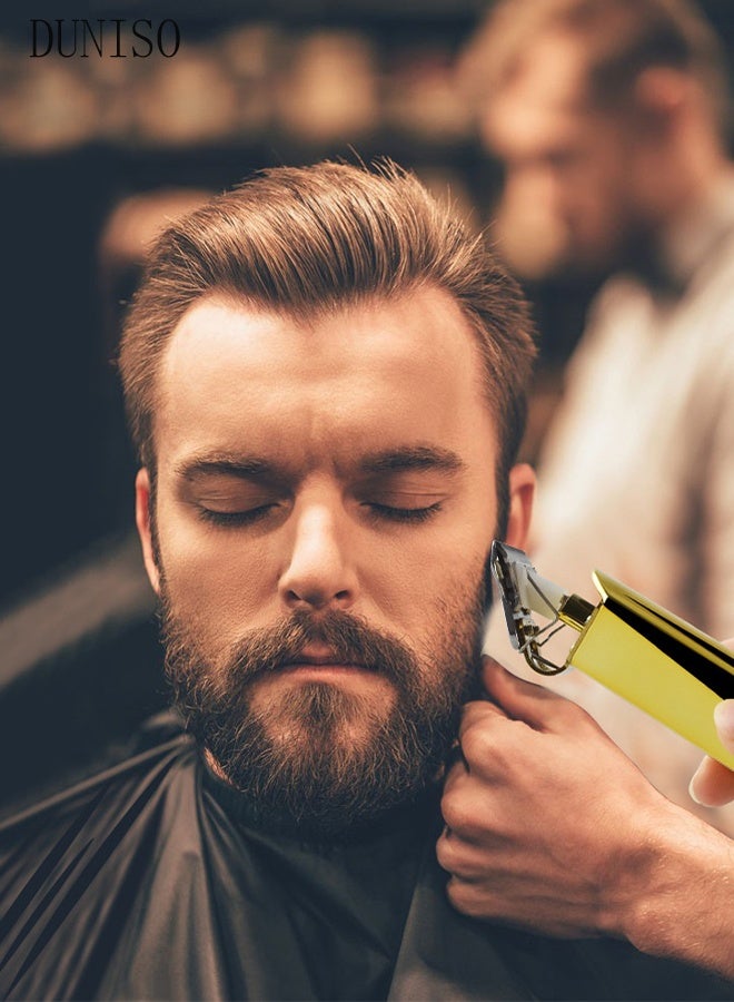 DUNISO Smart Hair Clippers Electric with 3 Kinds of Positioning Combs Turbo Motor Hair Cutting Kit Pro Mens Clippers, Cordless Rechargeable Hair Trimmer Set Professional Barbers Grooming Kit - Image 4