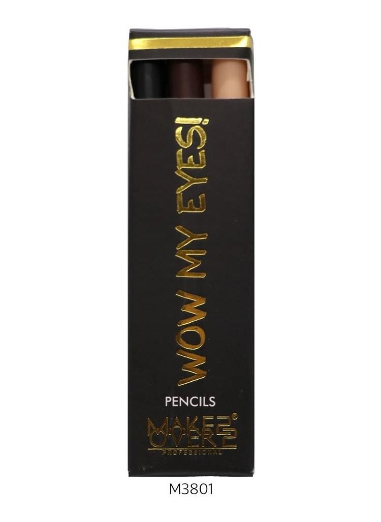 MAKE OVER 22 WOW My Eyes! Eye Pencil Set-M3801  - Image 3