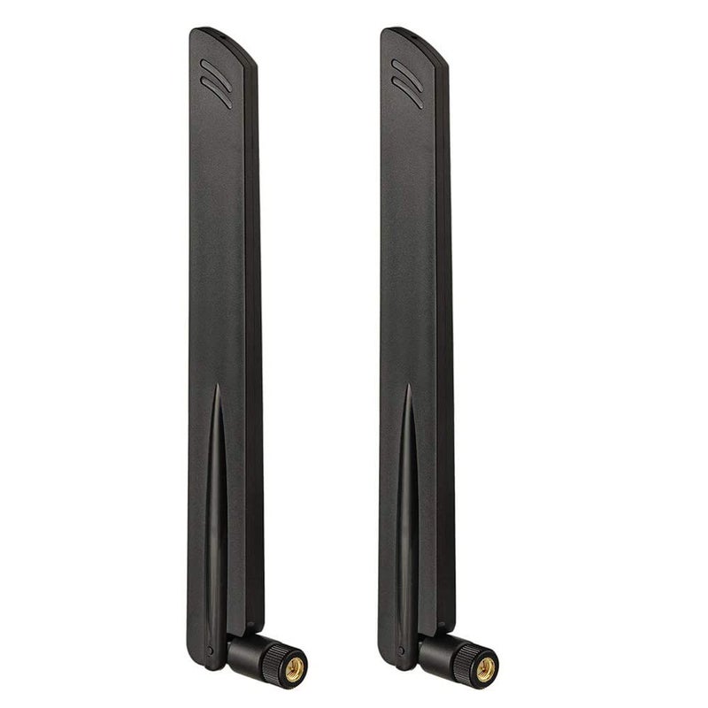 Eightwood 2.4GHz 5GHz WiFi Antenna Dual Band SMA Male Antenna (2-Pack) for Car Trailer Backup Cameras Wireless Security Cameras - Image 1
