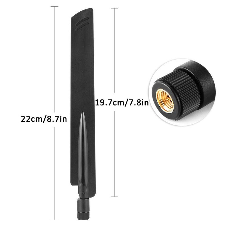 Eightwood 2.4GHz 5GHz WiFi Antenna Dual Band SMA Male Antenna (2-Pack) for Car Trailer Backup Cameras Wireless Security Cameras - Image 4