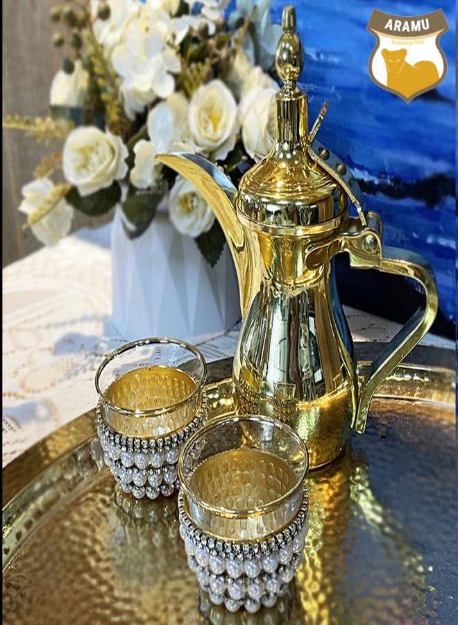 أرام مكواة أرامو مقهى تركي ذهبي مكواة غوسنيك مكواة من الفولاذ المقاوم للصدأ مقهى قطرات صانع لمطعم المطبخ المنزلي - Image 2