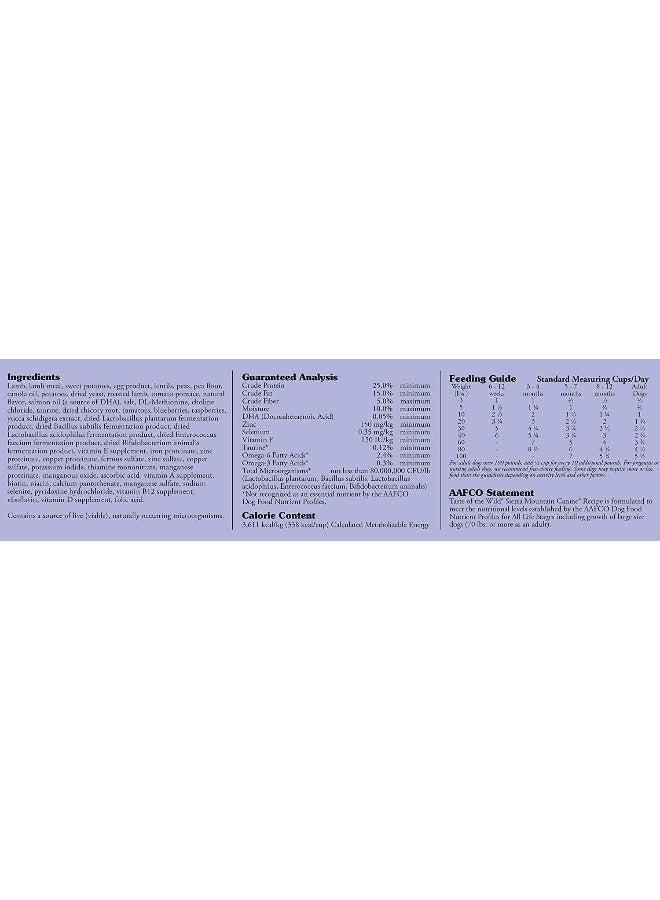 Taste of the Wild Canine Sierra Mountain With Roasted Lamb, 12.2kg - Image 2