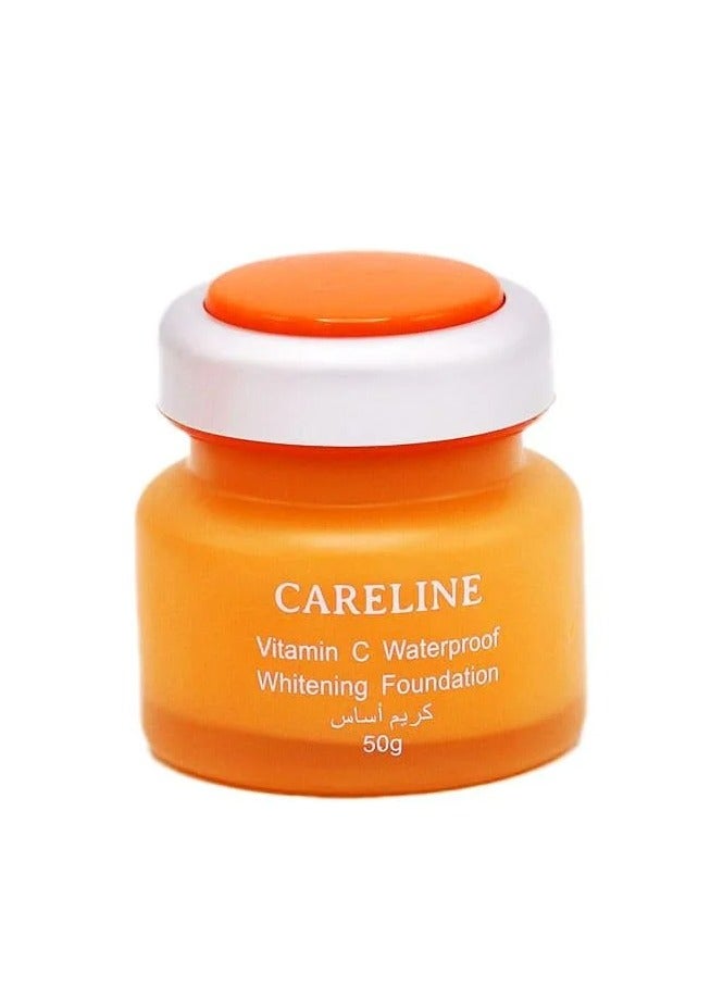 Careline 3 Pieces of Vitamin C Waterproof Whitening Foundation - 50 gm - Image 4