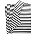 Bobobag 50 Sheets Full Size Gift Wrapping Black Tissue Paper Bulk for Gift Bags Weddings Birthday Showers Arts Craft Party Decoration Black Stripe 20X 28 - Image 1