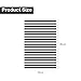Bobobag 50 Sheets Full Size Gift Wrapping Black Tissue Paper Bulk for Gift Bags Weddings Birthday Showers Arts Craft Party Decoration Black Stripe 20X 28 - Image 4