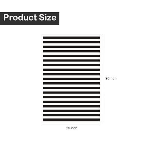 Bobobag 50 Sheets Full Size Gift Wrapping Black Tissue Paper Bulk for Gift Bags Weddings Birthday Showers Arts Craft Party Decoration Black Stripe 20X 28 - Image 5