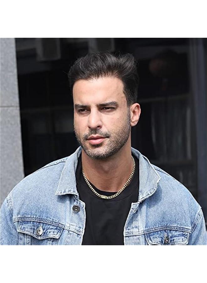 Arabest Custom Name Necklace, Stainless Steel Cuban Link Chain 6.5mm 16-24 Inches Personalized Jewelry Birthday,Easter Gifts for Kids Boys Men Teens - Image 2