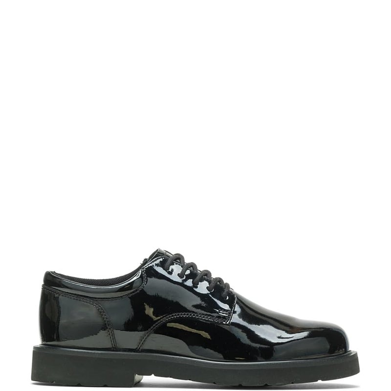Bates Men's Hi Gloss Uniform Oxford, Black, 10.5 W US - Image 2