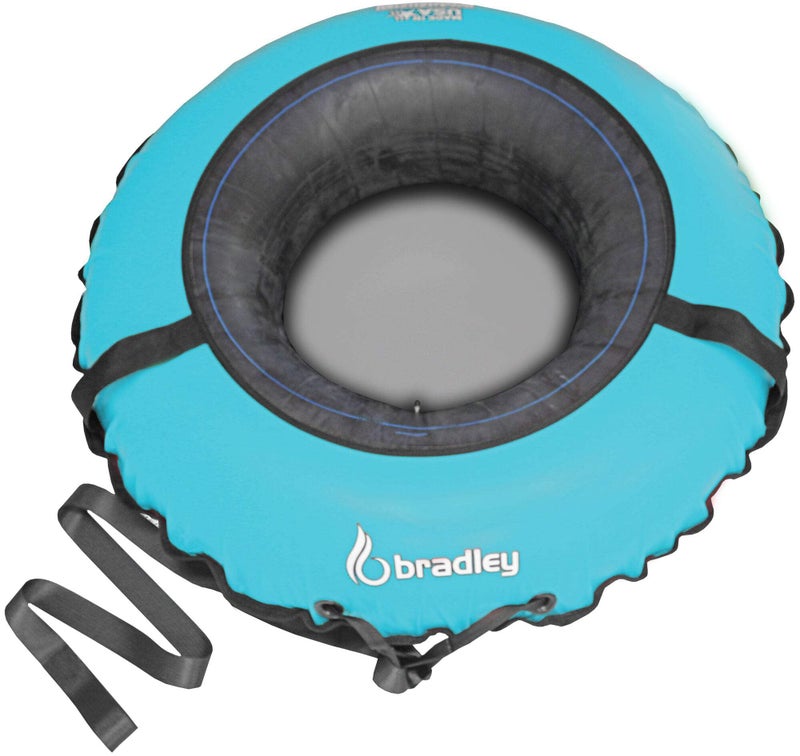 Bradley Heavy-Duty 50" Snow Tube with Reinforced Cover | Rubber Truck Tire Tube Sled for Extreme Sledding, Winter Fun, and Durable Performance in Any Conditions Blue (.Tube & Cover Set) - Image 1