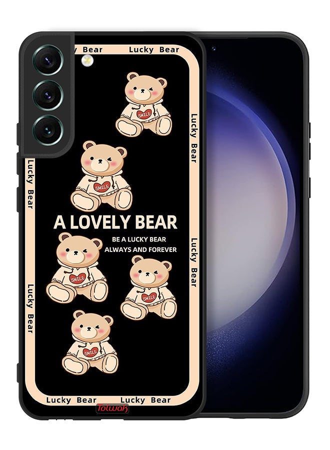 Tolwak Samsung Galaxy S22 Plus 5G Protective Case Cover A Lovely Bear - Image 2