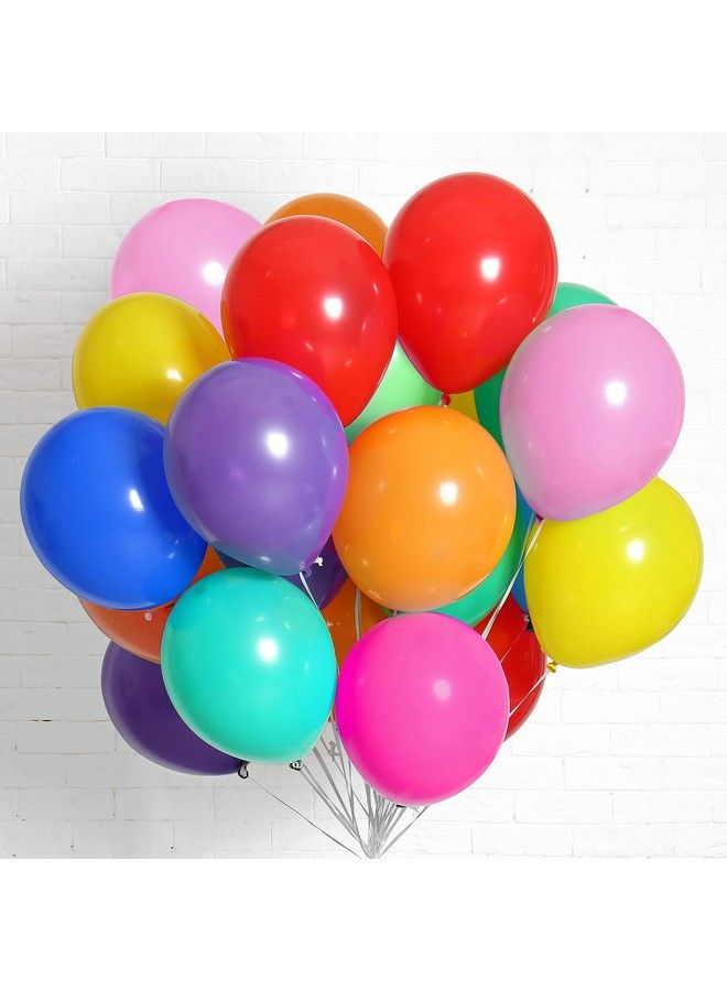 200Pcs Rainbow Balloons Bulk, 5 Inch Small Latex Balloons Assorted Colors For Birthday Baby Shower Wedding Kid Party Decorations