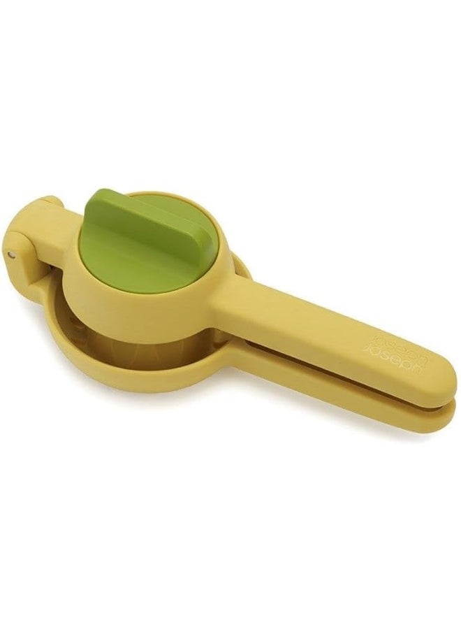 Joseph Joseph Joseph Joseph JuiceMax Dual-Action Citrus Press, Yellow, One Size  - Image 1