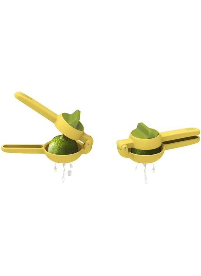 Joseph Joseph Joseph Joseph JuiceMax Dual-Action Citrus Press, Yellow, One Size  - Image 2