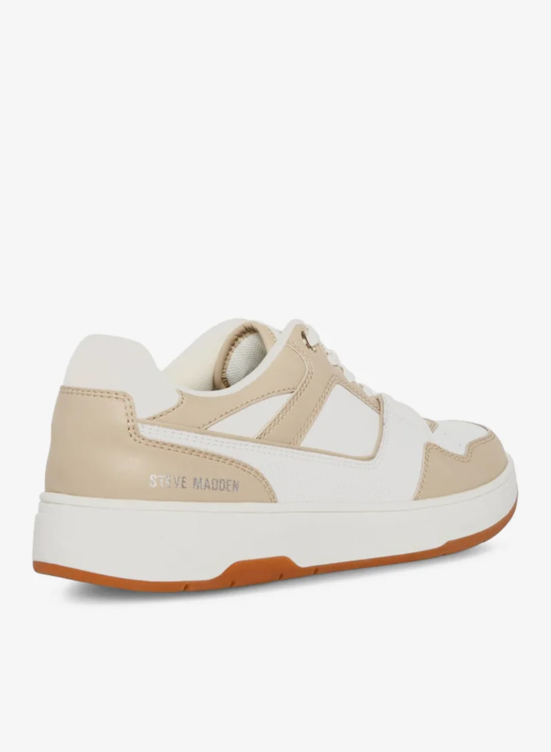 ستيف مادن Steve Madden TRAY01M1-TNW Men's Tan and White Sneakers