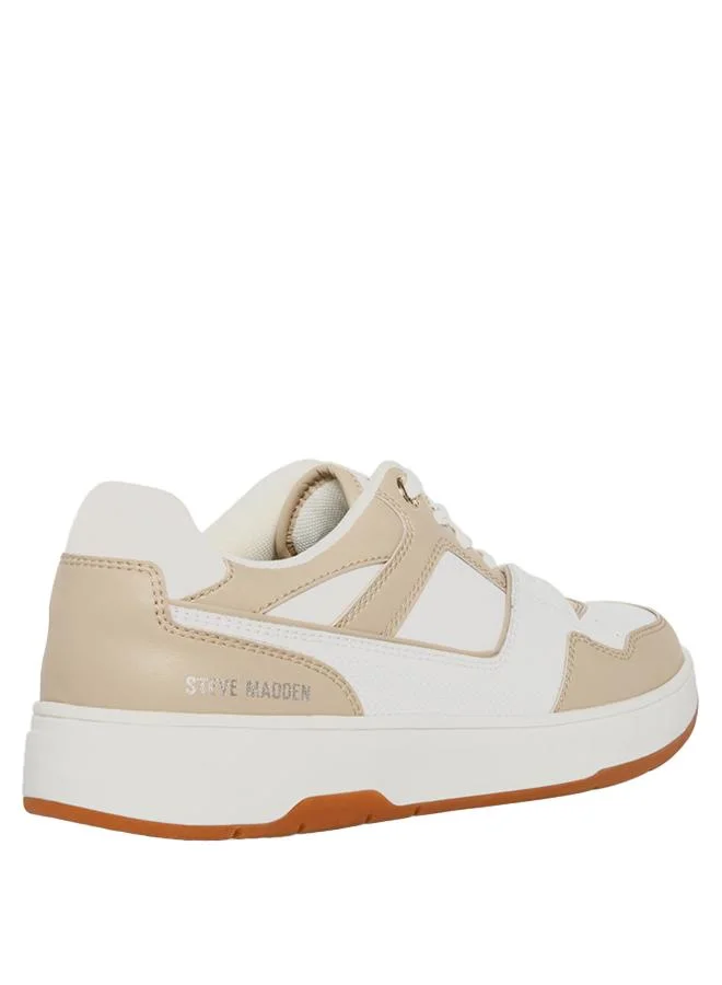 Steve Madden Steve Madden TRAY01M1-TNW Men's Tan and White Sneakers