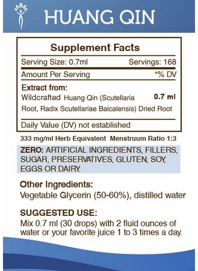 Secrets of the Tribe Secrets of the Tribe Huang Qin Alcohol-Free Liquid Extract, Wildcrafted Huang Qin (Scutellaria Root, Radix Scutellariae Baicalensis) Dried Root Tincture Supplement (4 FL OZ) - Image 4