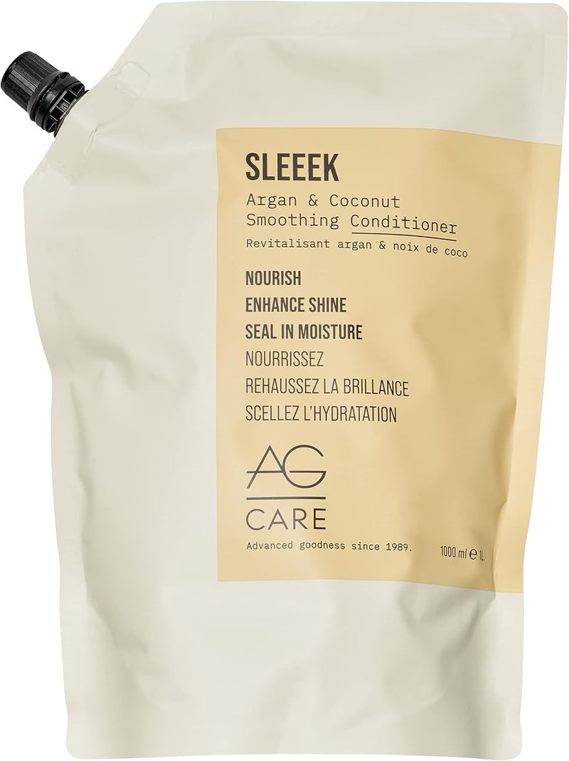 AG Care Sleeek Argan & Coconut Conditioner 338 Fl Oz - Image 1