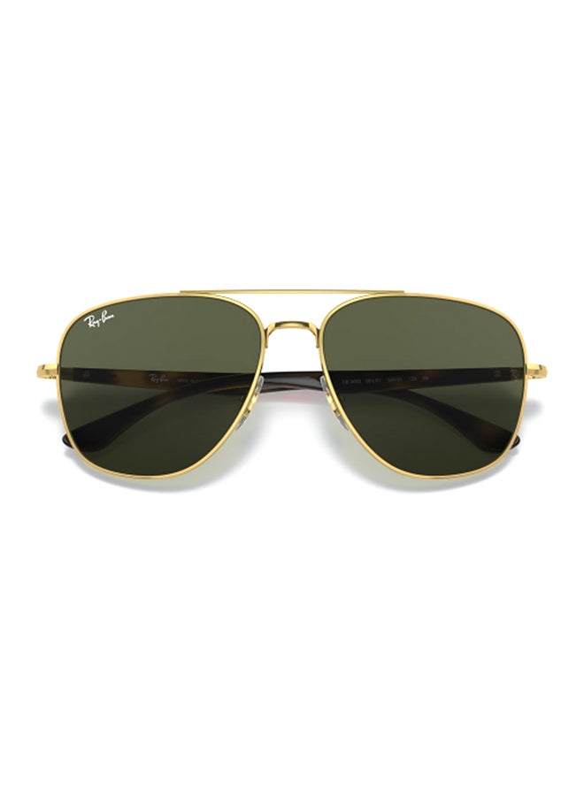 Ray-Ban Unisex Unisex UV Protection Square Shape Metal Sunglasses RB3683 001/31 56-15 - Lens Size: 59 Mm - Polished Gold - Image 5