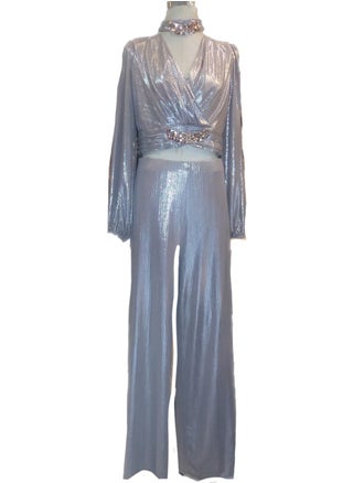Women 2 pieces metallic champagne soiree lycra set for party & occassions - pzsku/Z98B6B3A2EF7673D943F7Z/45/1746740935/e59e415a-2377-4960-bbd9-d40235a84ee4