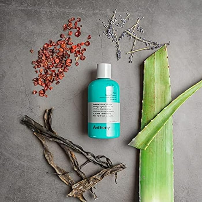 Anthony Algae Facial Cleanser, 8 Fl Oz. Contains Algae, Aloe Vera, Azulene, Lavender and Rose Hip Oil, Cleanses and Refreshes, Moisturizes and Hydrates, Calms and Soothes Your Skin. - Image 4