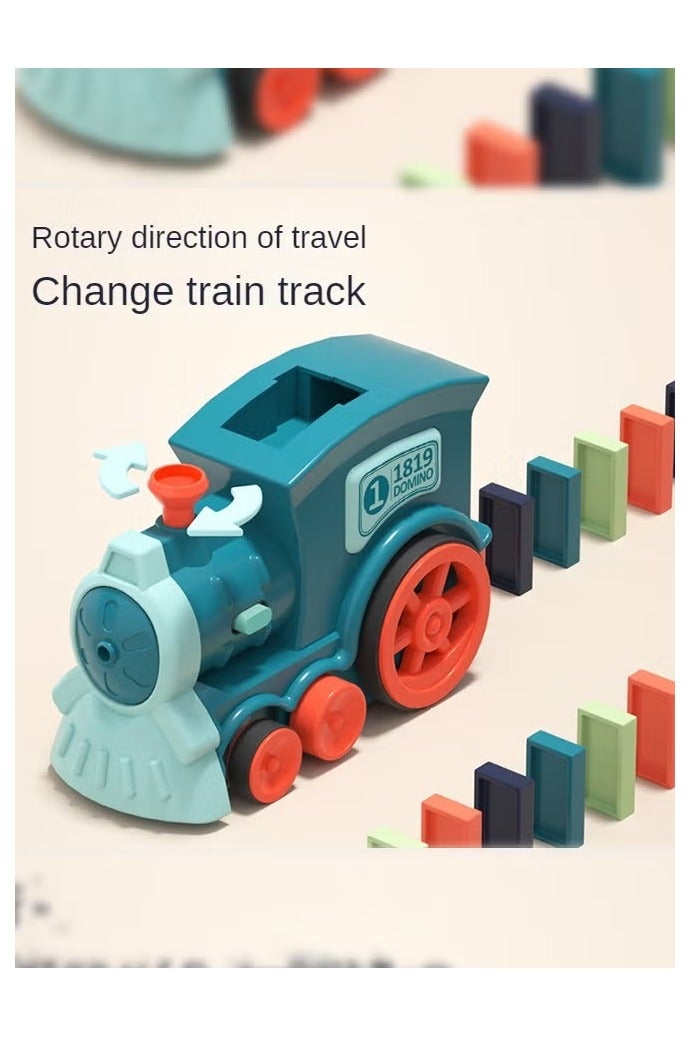 Automatic Domino Train Toy Set With 120pcs Domino Blocks For Kids Boys And Girls - Image 4