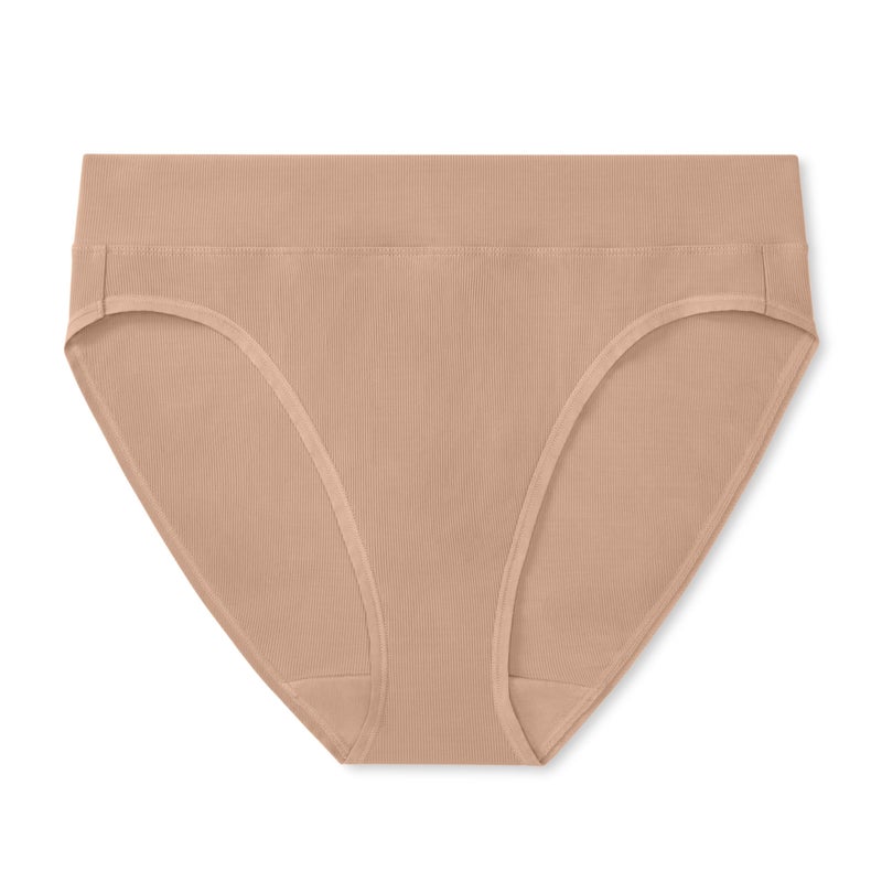 Warner's Warners Women'sNo Pinching, No Problem Dig-Free High Waist Hi-Cut WRW253HC11, Toasted Almond, Large - Image 3