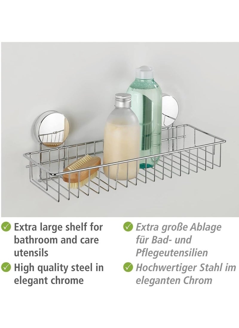 WENKO Static-Loc Plus Osimo Maxi Shelf, Wall Shelf/Bathroom Shelf, No Drilling Required, Airtight Surfaces - pzsku/Z98B6D6A9193A697BC586Z/45/_/1703061063/775bbe77-79db-4f81-b45b-2e17a86df587