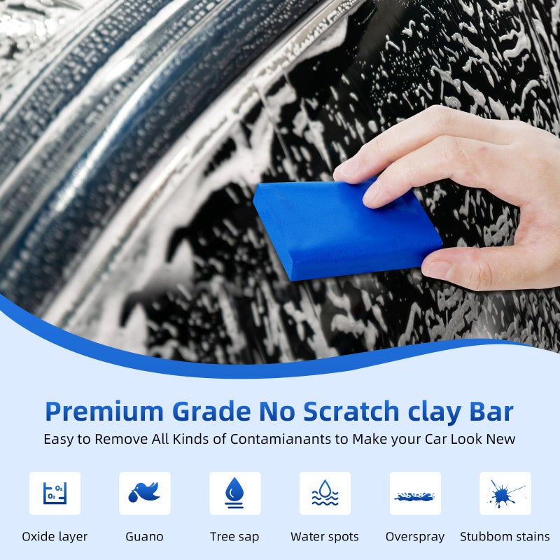 IPELY 4 Pack 100g Car Clay Bar Auto Detailing Magic Clay Bar Cleaner for Car Wash Car Detailing Clean - Image 2
