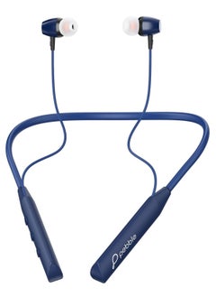 Buzz Touch Bluetooth In Ear Neckband 15 Hours Playtime Fast Charging Voice Assistant Ultra Low Latency Tws Earphones Bletooth 5.0 Blue