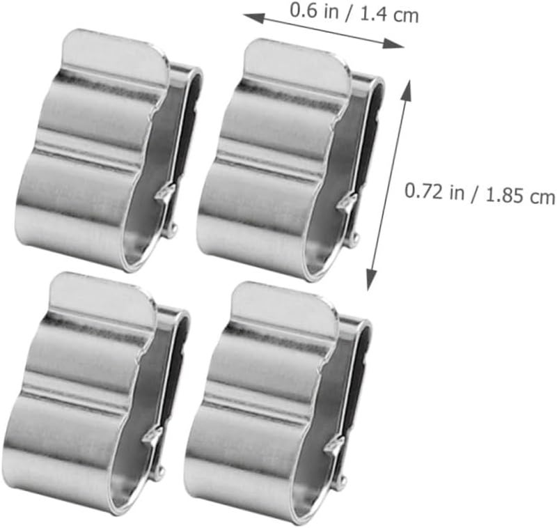 BESPORTBLE 50pcs Photovoltaic Clamps Solar Panel Wire Clamps Easy Install Per Pack - Image 2