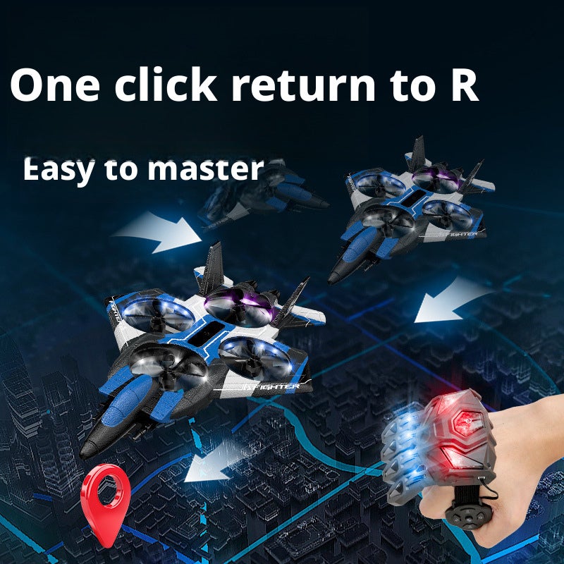 Fighter Jet RC Plane with Missile Launch, Dual Remote, Brushless Motor - Image 4
