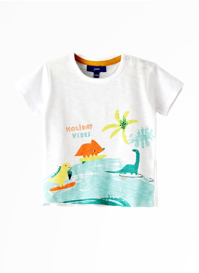 JAM Boys Short-Sleeve Cotton Tees for Spring & Summer | Playful Prints  - Image 1