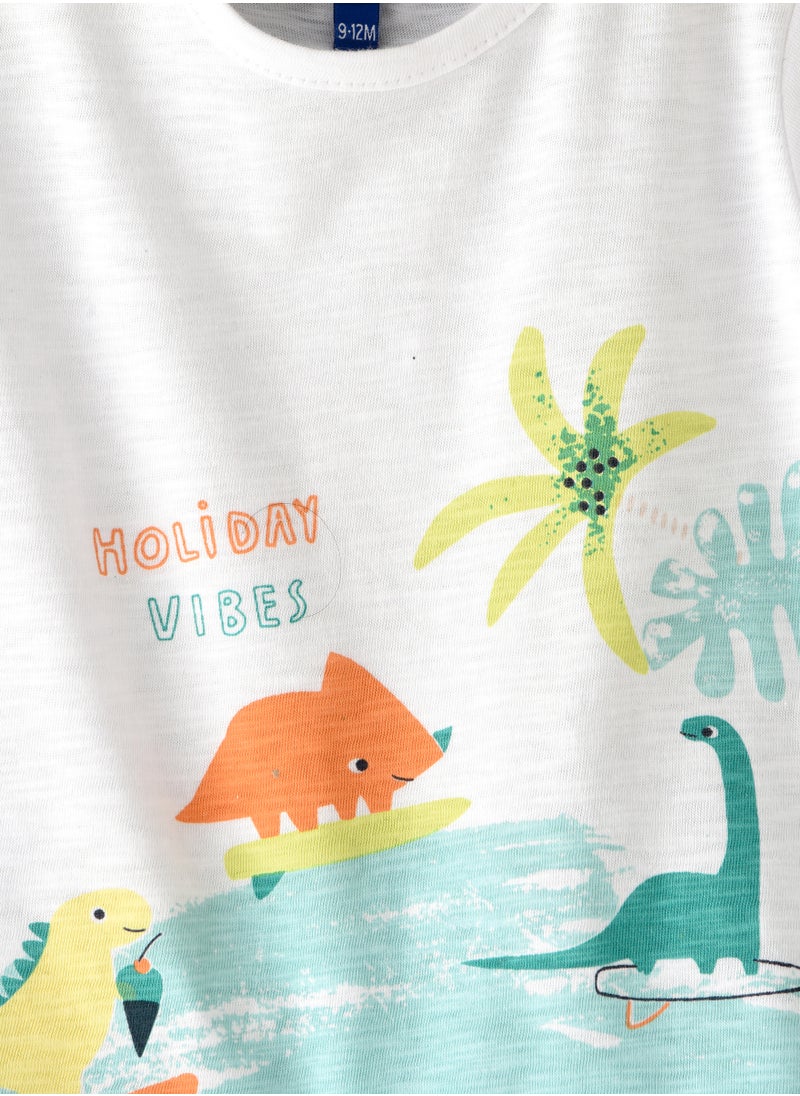 JAM Boys Short-Sleeve Cotton Tees for Spring & Summer | Playful Prints  - Image 3