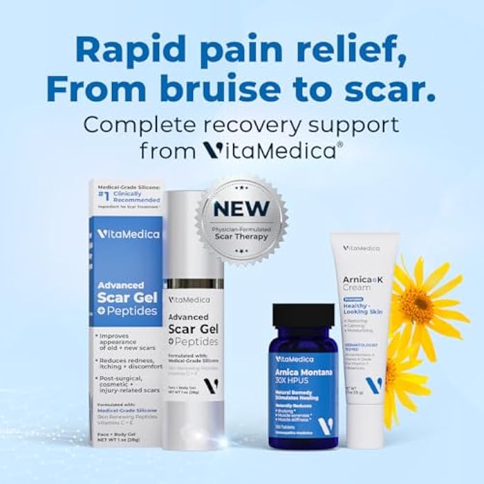 VitaMedica Arnica Gel Plus 15 Healing Plant Compounds, Extra Strength Formula for Bruising, All-Natural Plant-Based Topical Gel - Image 5