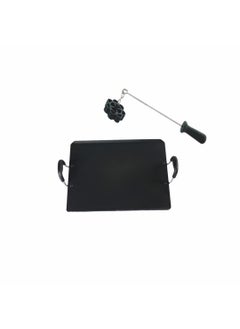 FLORA AND CO FLORA AND CO Non Stick 4 mm Multi Purpose Pathri Tawa for Dosa Chapati Roti NonStick Cookie Murukku Maker Black  - Image 1
