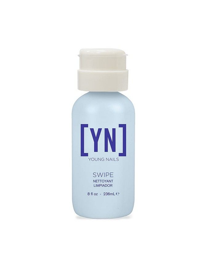 Young Nails Swipe Prep Nail Plate By Dehydrating And Cleansing Removes Dust Dirt Oils And Contaminants Before Nail Enhancement Application 8 Oz - Image 1