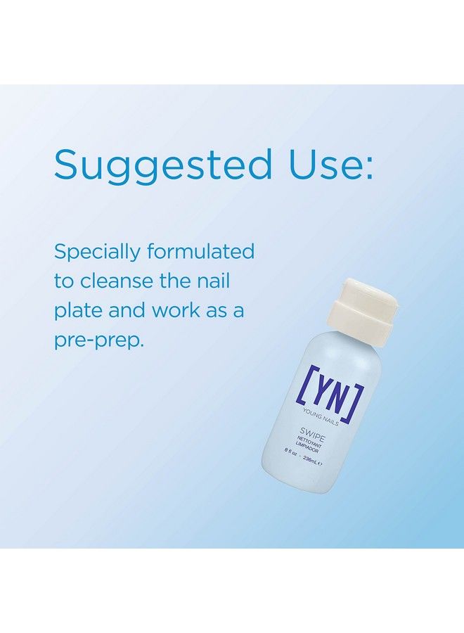 Young Nails Swipe Prep Nail Plate By Dehydrating And Cleansing Removes Dust Dirt Oils And Contaminants Before Nail Enhancement Application 8 Oz - Image 5