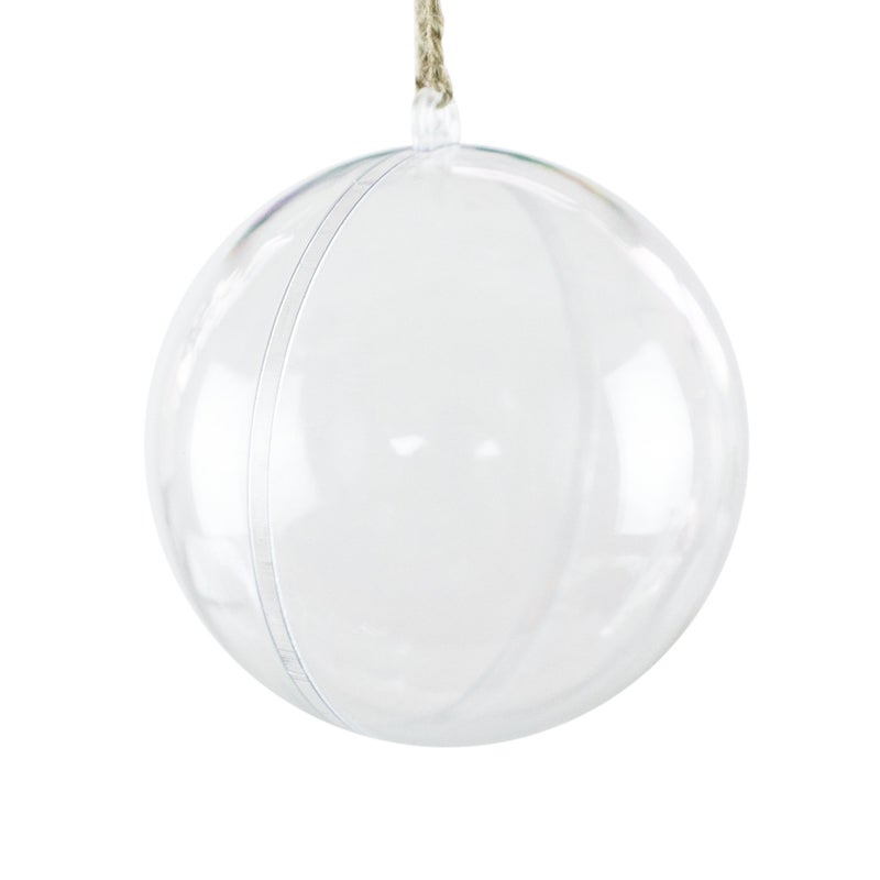 Super Z Outlet Clear Plastic Acrylic Bath Bomb Mold Shells Molding Balls Kit (80mm, 12 Pack) - Image 3