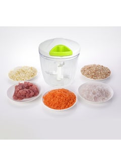 NAMSON Pull Vegetable Chopper Salad Maker |Onion Chopper Na-7998 | 3 Blades | Easy To Clean & Use | Pull To Operate | Spinner  - Image 3