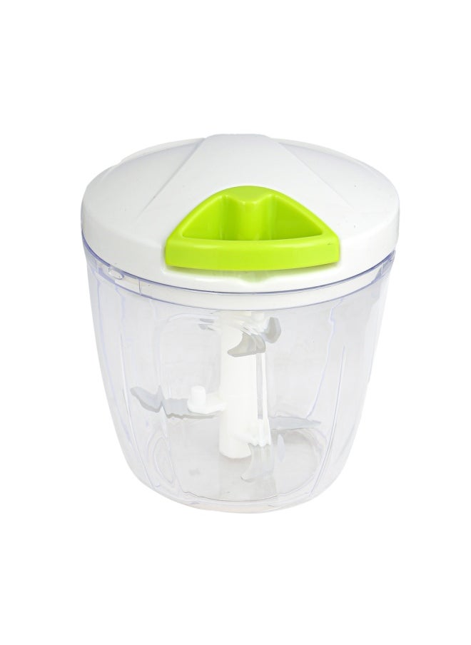 NAMSON - Pull Vegetable Chopper Salad Maker |Onion Chopper Na-7998 | 3 Blades | Easy To Clean & Use | Pull To Operate | Spinner - Image 1