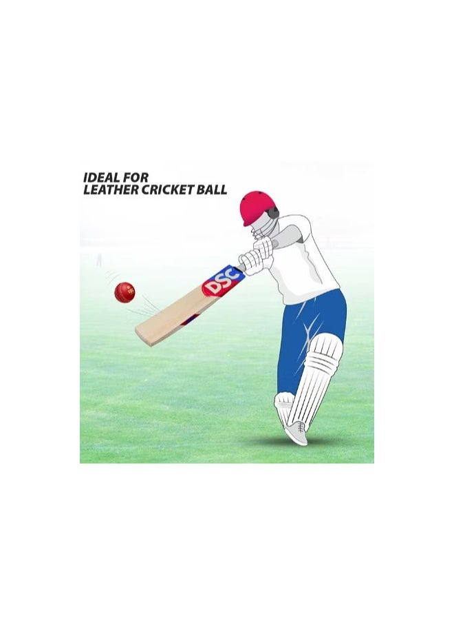 DSC - Intense Xhale Grade 5 English Willow Cricket Bat ( Size Short Handle Mens ) | for Men's and Boys | Ready to Play - Image 1