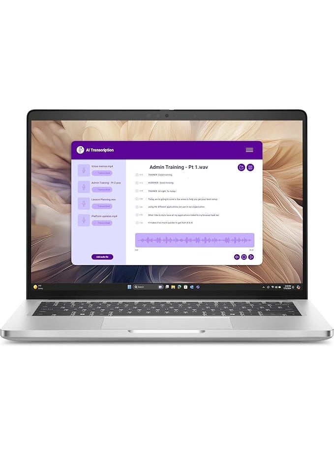 لابتوب أعمال مقاس 14 بوصة بشاشة FHD Plus ومعالج Core Ultra 7 ورام 32 جيجا وذاكرة SSD سعة 1 تيرا