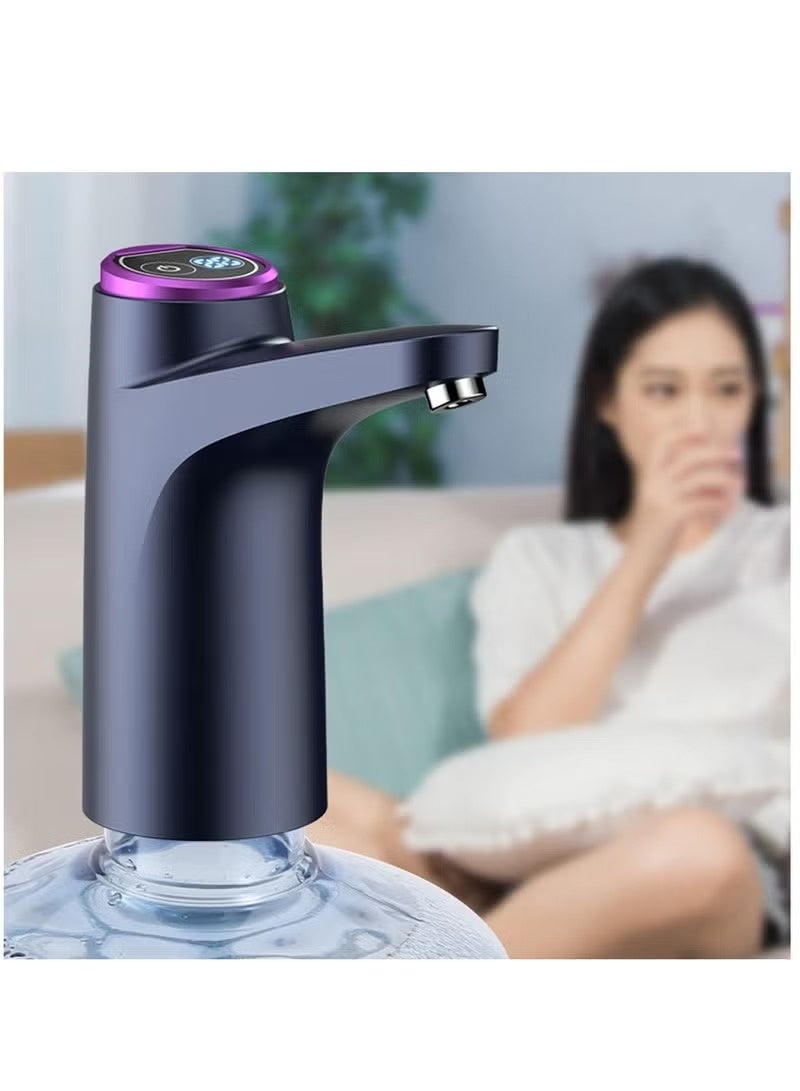 التلقائي زجاجة مياه مضخة أوسب مبرد مياه كهربائي موزع للتخييم المنزلية الأسود بوليت في البطارية - Image 4